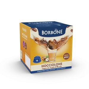 16 Capsules DG Borbone NOCCIOLONE