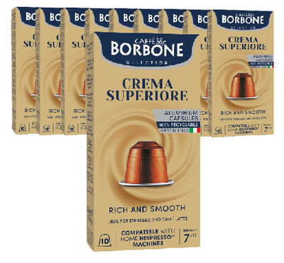10 aluminium Capsules COMPATIBel met Nespresso®* Melange crema superiore