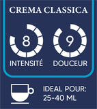 10 Capsules aluminium COMPATIBLES Nespresso®* Mélange crema classica