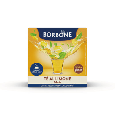 16 Borbone Capsules Voor oplosbare Dranken CITROENTHEE Smaak 