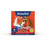 16 Capsules Borbone "DJ GUSTO CIOCK" - Lait et Chocolat