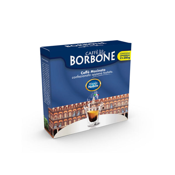 Moka Borbone NOBILE moulu 2x250gr Paquet BIPACK.