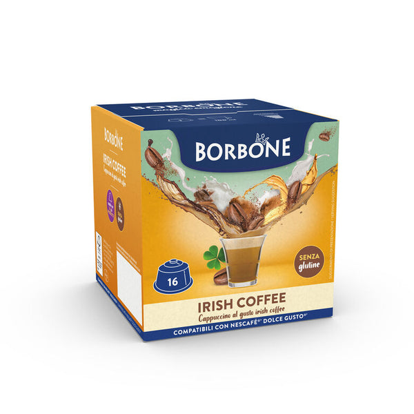 16 Capsules DG Borbone Cappuccino IRISH COFFEE