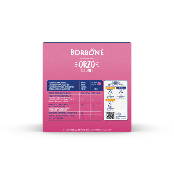 16 Capsules DG Borbone Pour INSTANT ORGE