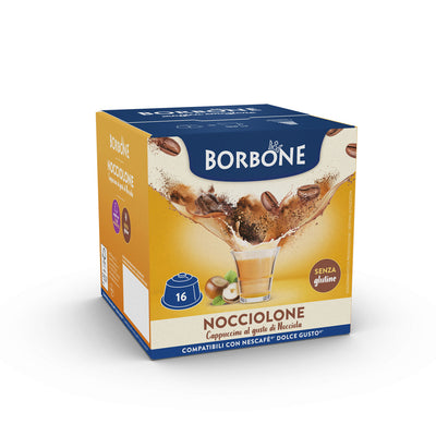 16 Capsules DG Borbone NOCCIOLONE