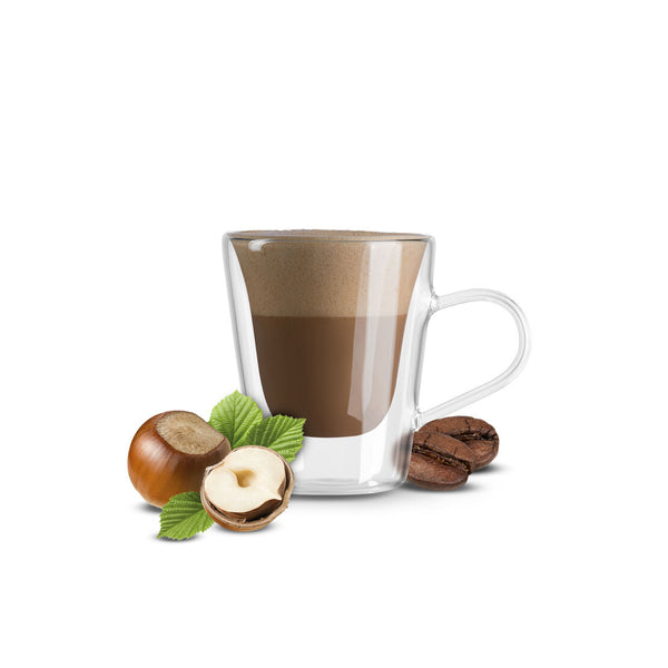 16 Capsules Borbone NOCCIOLONE pour boisson soluble au saveur cappuccino noisette